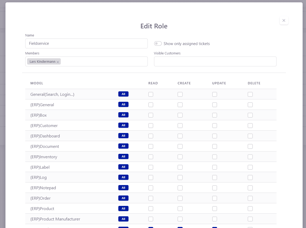 Tickware: Rollen und Berechtigungen, Schritt 3