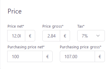 Tickware: Anlegen von Produkten, Schritt 3